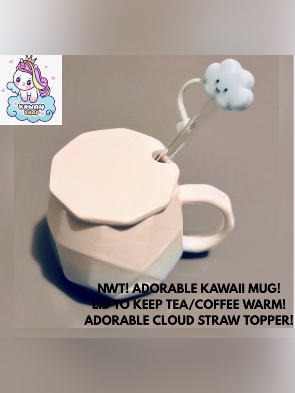 NWT! KAWAII MUG! ADORABLE!!! I love itc but doesn’t match my collection, lol.